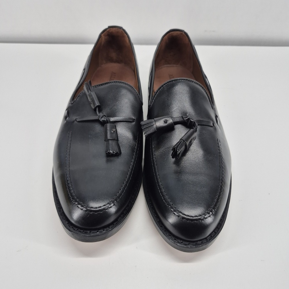 Allen Edmonds "GRAYSON" Men's Leather Black Tassel Loafers 10 EEE USA - Picture 3 of 10